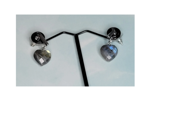 Magic stone Heart Earrings