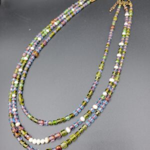 three strand necklace