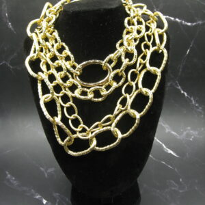 Gold statement chains