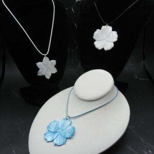 Carved Flower Pendant