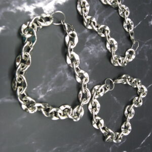Men's Heavy Silver Bracelet
