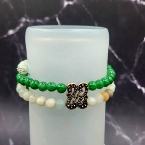 Double strand spring bracelet