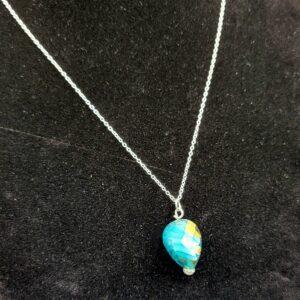 Crystal Stone on Sterling Silver chain