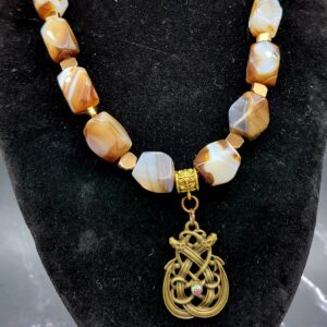 Botswana agate necklace