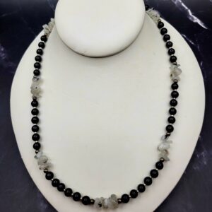 Black and white necklace