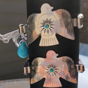 Silver eagle bracelet